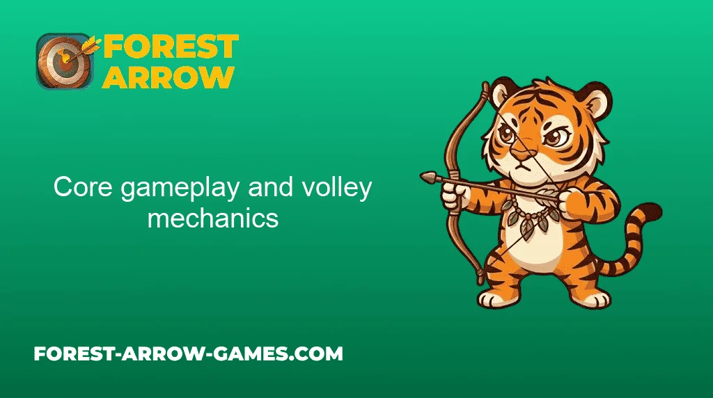 Core gameplay and volley mechanics